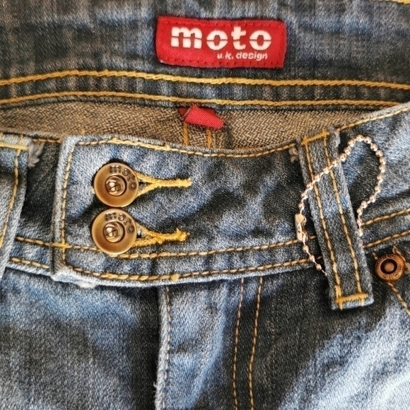 Moto UK Design Bohemian Distressed Studded Bootcut 25 - Picture 11 of 12